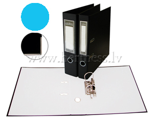 Mape reistrs 50/A4 apkalts PP+balta plve, g.zils, Osiris